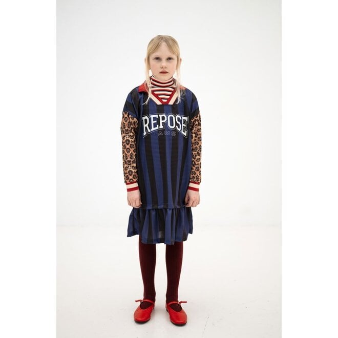 Repose ams | Sports Jersey Dress Eclipse Night Color Block