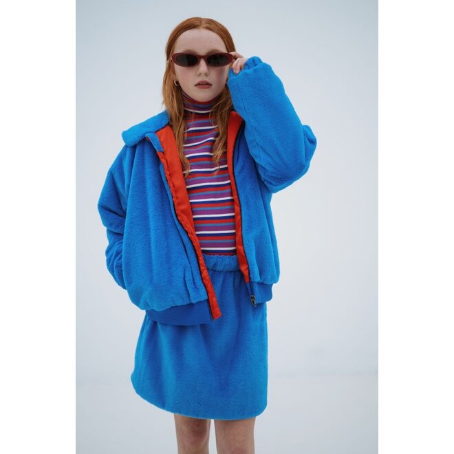 Repose ams | Turtle Neck Multi Color Stripe