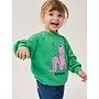 Bobo Choses | Long Pinky Puff Sweatshirt Green