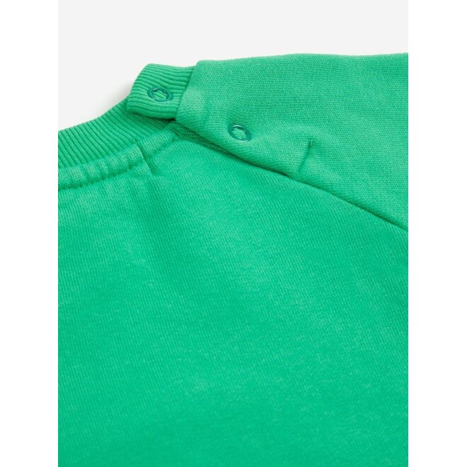 Bobo Choses | Long Pinky Puff Sweatshirt Green