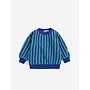 Bobo Choses | Booo Bo Choses Tag Stripes Sweatshirt Blue
