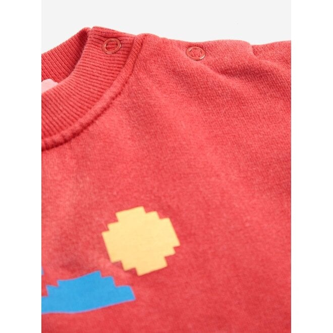 Bobo Choses | Lake Monster Sweatshirt Red