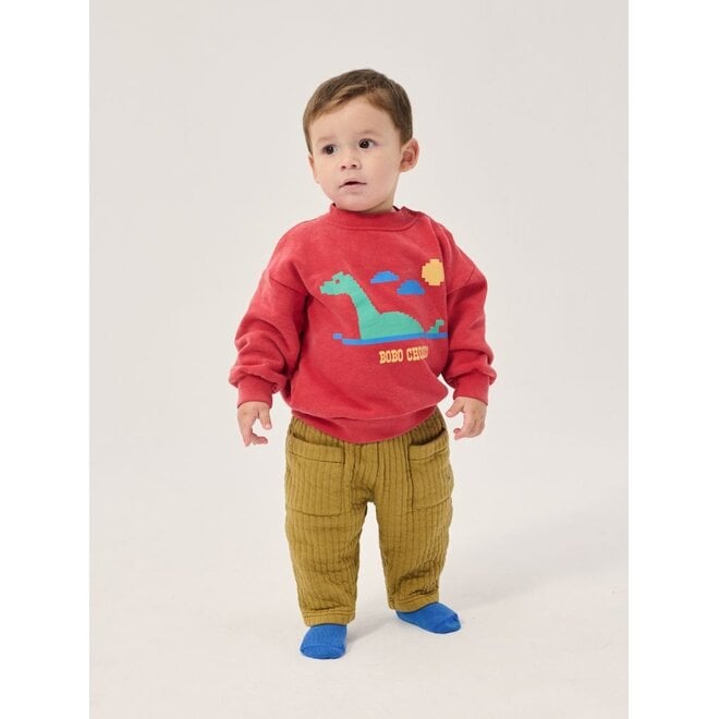 Bobo Choses | Lake Monster Sweatshirt Red