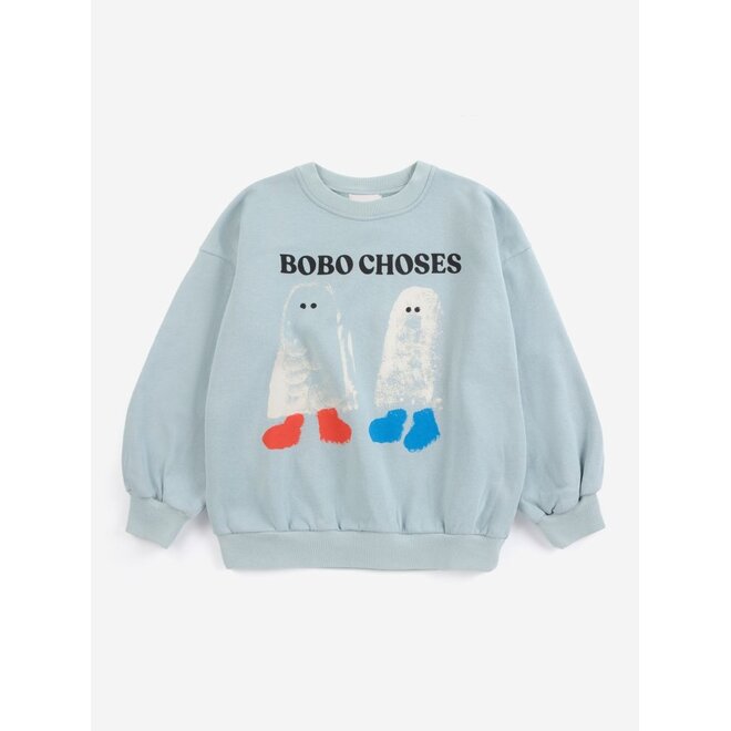Booty Ghosts sweatshirt Light Blue