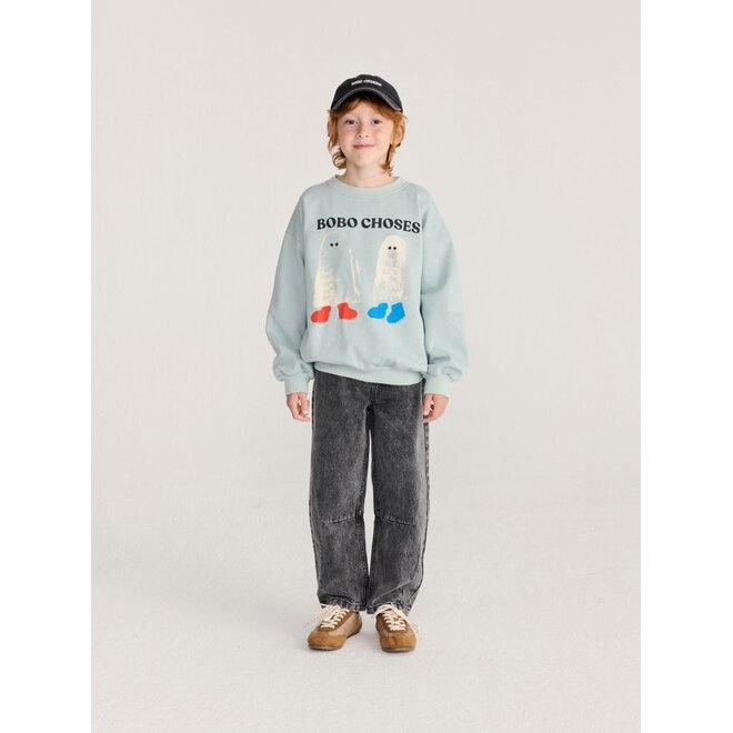Bobo Choses | Booty Ghosts Sweatshirt Light Blue