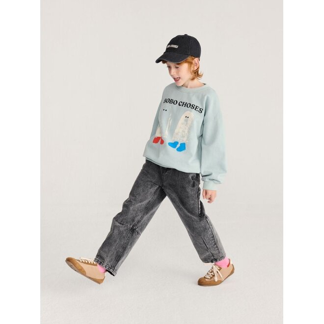 Bobo Choses | Booty Ghosts Sweatshirt Light Blue