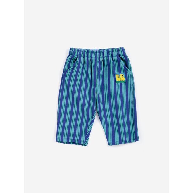 Booo Bo Choses Tag stripes jogging pants Blue
