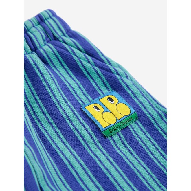 Bobo Choses | Booo Bo Choses Tag Stripes Jogging Pants Blue