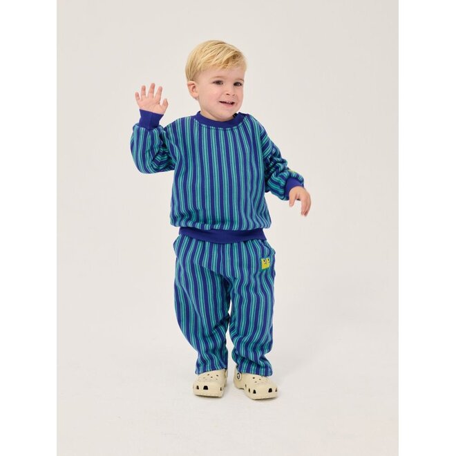 Bobo Choses | Booo Bo Choses Tag Stripes Jogging Pants Blue