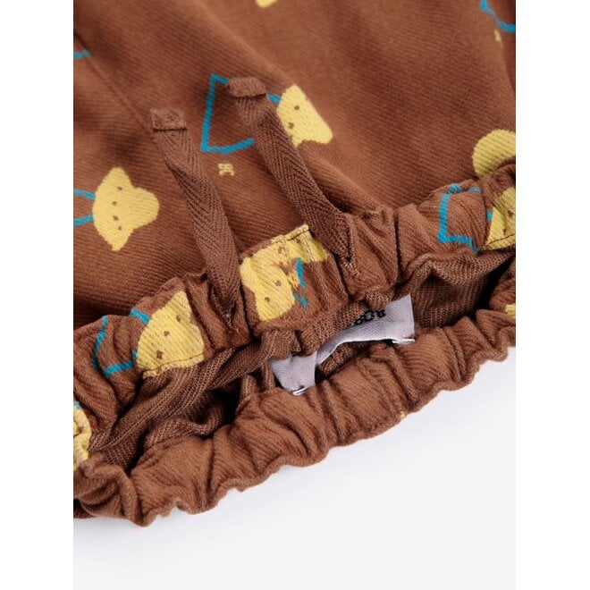 Bobo Choses | Pixel Abduction All Over Woven Pants Brown