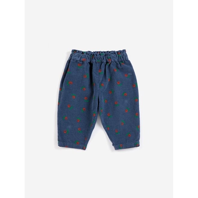 Bobo Choses | Stamp Bloom All Over Corduroy Pants Navy Blue