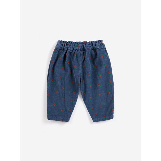 Bobo Choses | Stamp Bloom All Over Corduroy Pants Navy Blue