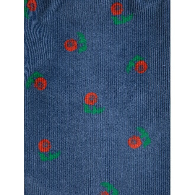 Bobo Choses | Stamp Bloom All Over Corduroy Pants Navy Blue