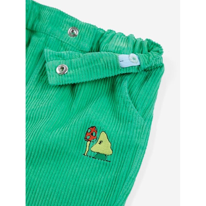 Bobo Choses | Mush Monsters Duo Corduroy Pants Green