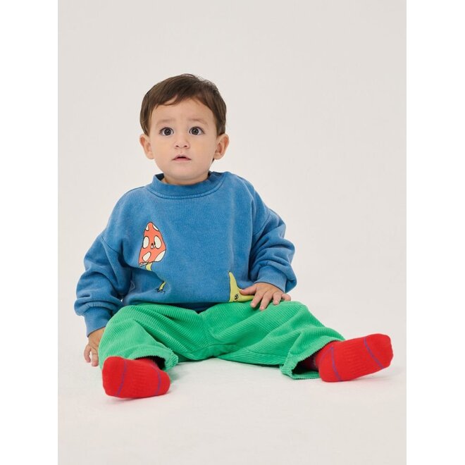 Bobo Choses | Mush Monsters Duo Corduroy Pants Green