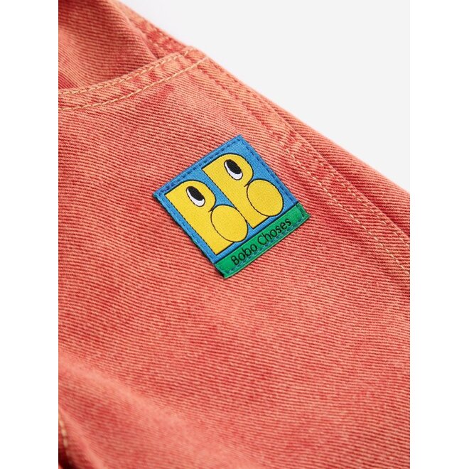 Bobo Choses | Booo Bo Choses Tag Denim Pants Red