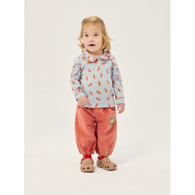 Bobo Choses | Booo Bo Choses Tag Denim Pants Red