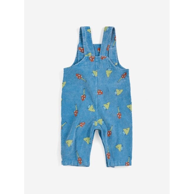Bobo Choses | Mush Monster Duo All Over Corduroy Overall Blue
