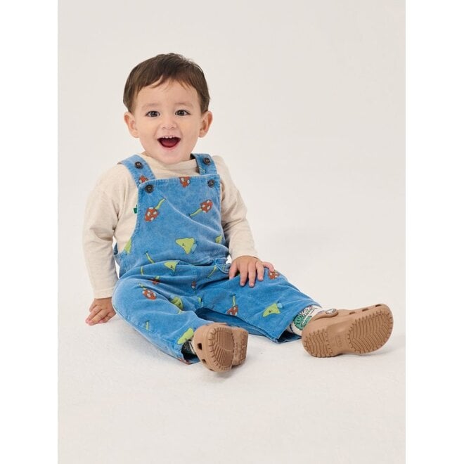 Bobo Choses | Mush Monster Duo All Over Corduroy Overall Blue