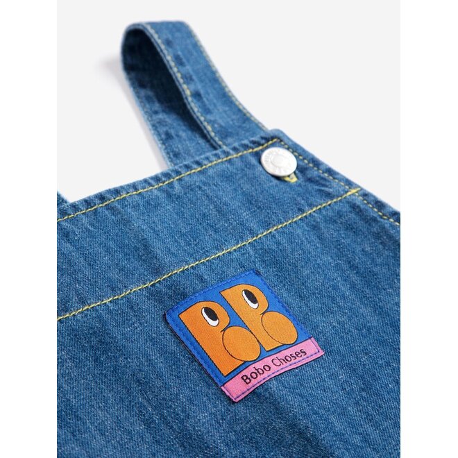 Bobo Choses | Booo Bo Choses Tag Denim Overall Midnight Blue