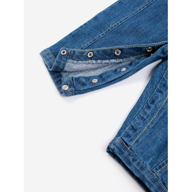 Bobo Choses | Booo Bo Choses Tag Denim Overall Midnight Blue