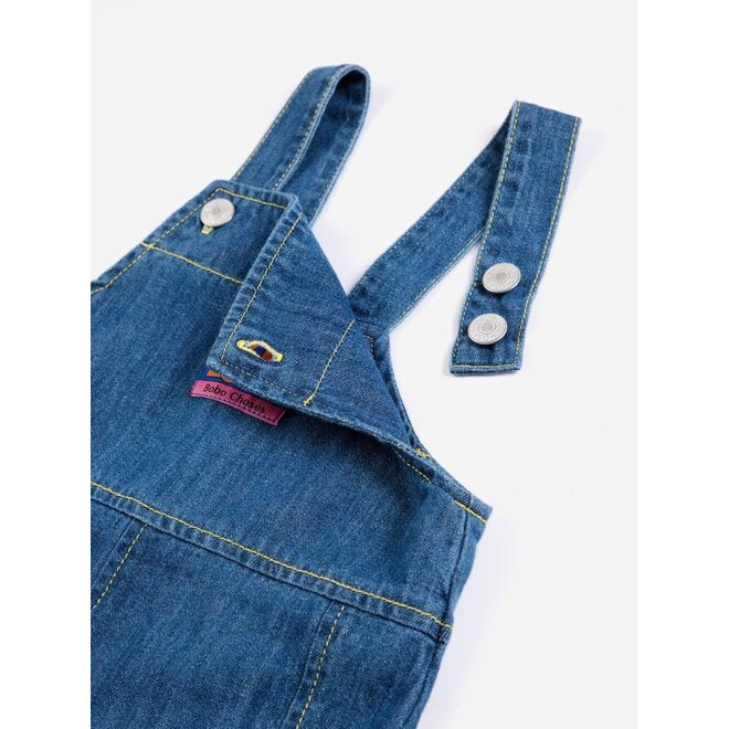 Bobo Choses | Booo Bo Choses Tag Denim Overall Midnight Blue