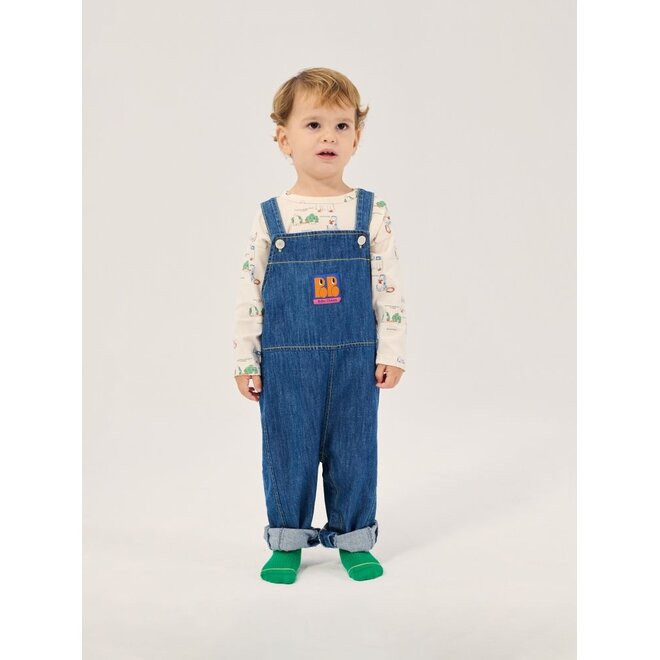 Bobo Choses | Booo Bo Choses Tag Denim Overall Midnight Blue