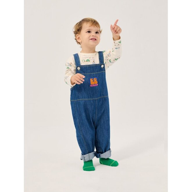 Bobo Choses | Booo Bo Choses Tag Denim Overall Midnight Blue