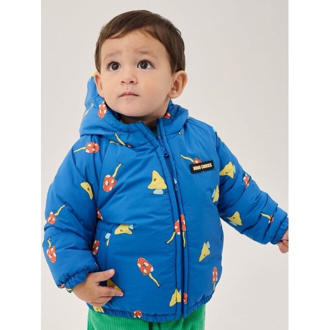 Bobo Choses | Mush Monster Duo All Over Reversible Anorak Blue
