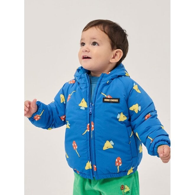 Bobo Choses | Mush Monster Duo All Over Reversible Anorak Blue