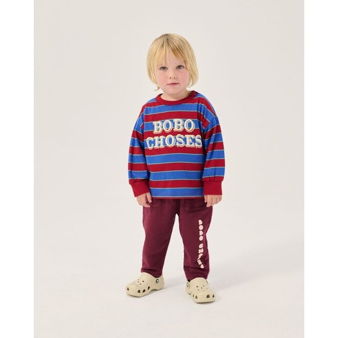 Bobo Choses | Bobo Choses Embossed Stripes T-Shirt Multicolor