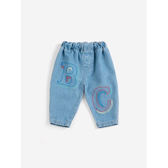 Bobo Choses | B.C. Embossed Denim Pants Blue