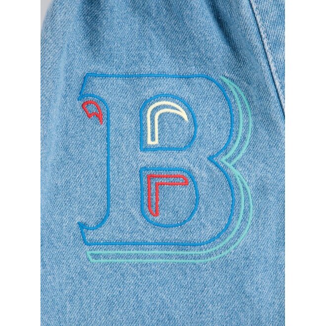 Bobo Choses | B.C. Embossed Denim Pants Blue