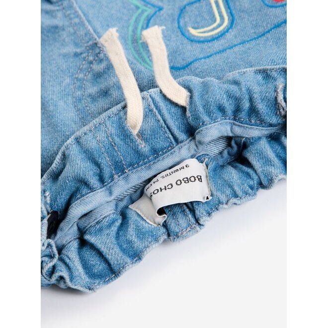 Bobo Choses | B.C. Embossed Denim Pants Blue