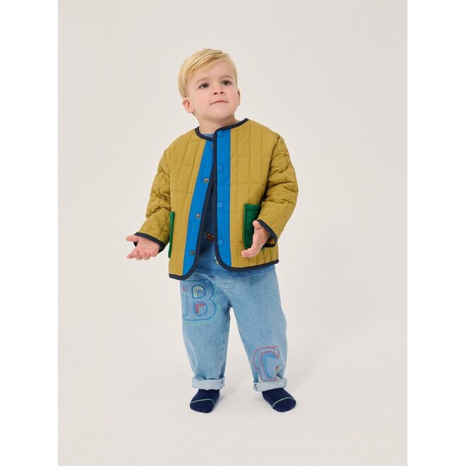Bobo Choses | B.C. Embossed Denim Pants Blue