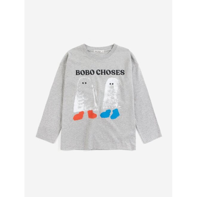 Booty Ghosts T-shirt Heather Grey