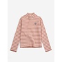 Bobo Choses | Energy Flower Stripes Turtle Neck T-Shirt Offwhite