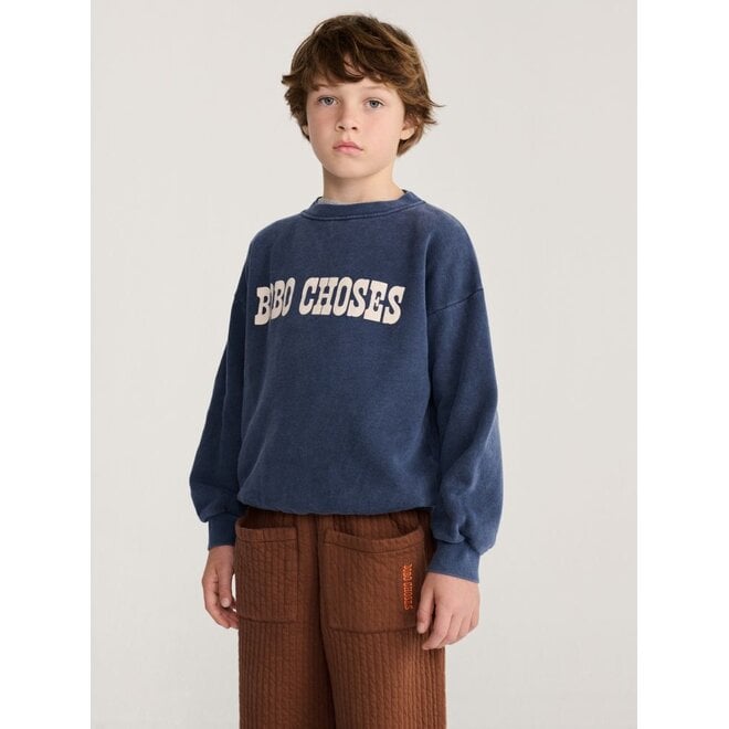Bobo Choses | Bobo Choses Pop Sweatshirt Midnight Blue