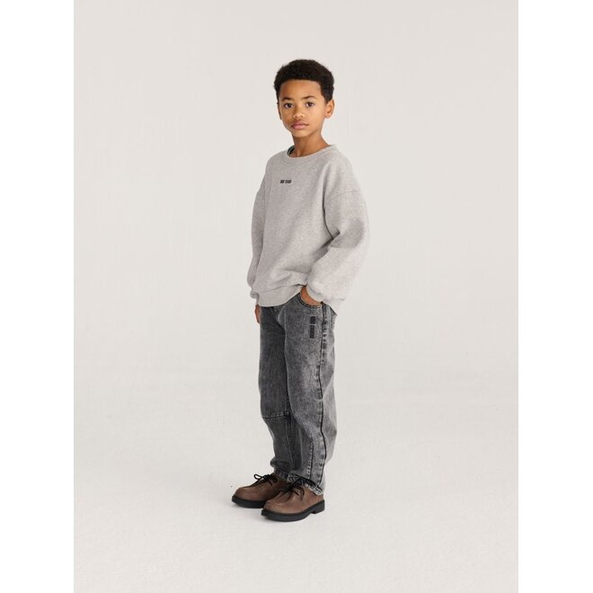 Bobo Choses | Mush Monster Duo Sweatshirt Light Heather Grey
