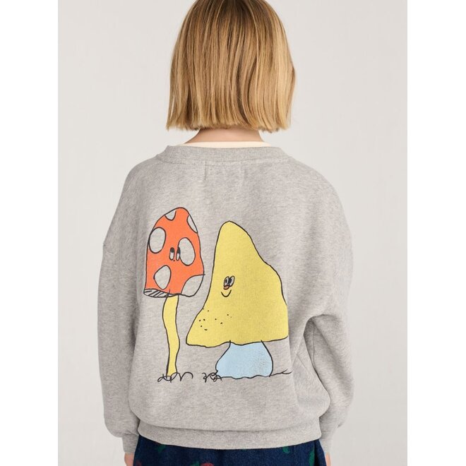 Mush Monster Duo sweatshirt Light Heather Grey