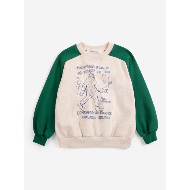 Mr. Footish raglan sweatshirt Offwhite