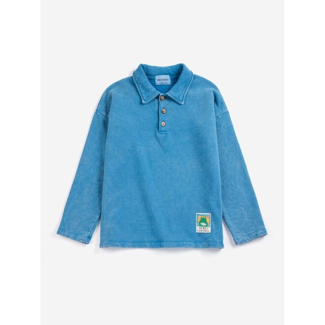Beast Tag polo sweatshirt Light Blue