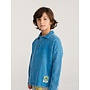 Bobo Choses | Beast Tag Polo Sweatshirt Light Blue