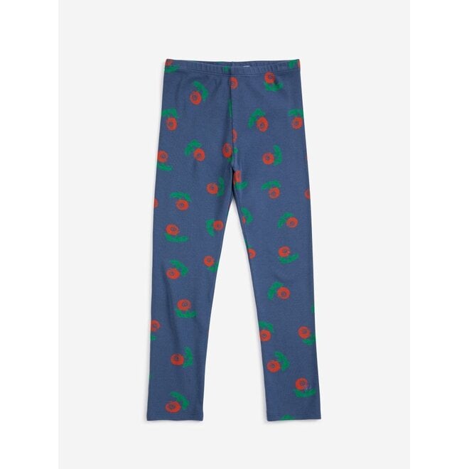Bobo Choses | Stamp Bloom All Over Leggings Navy Blue