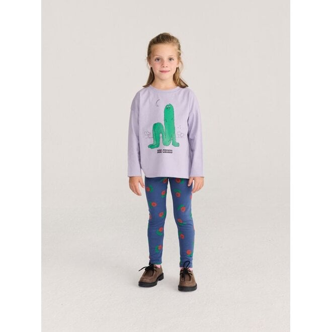 Bobo Choses | Stamp Bloom All Over Leggings Navy Blue