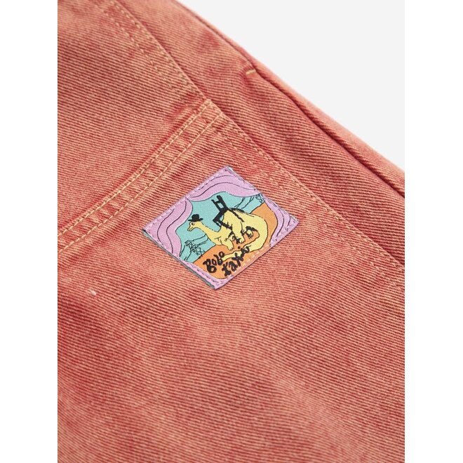 Bobo Choses | Taxi Saurus Tag Twill Pants Red
