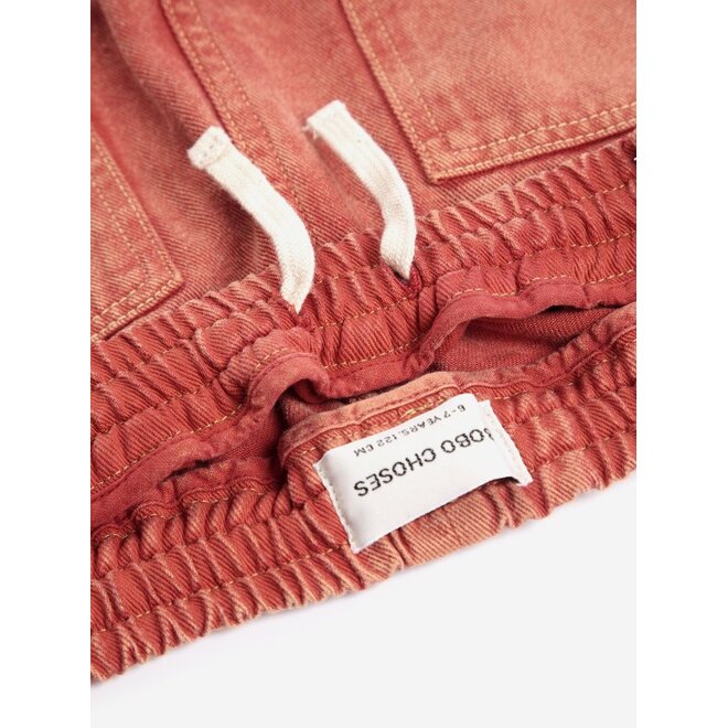 Bobo Choses | Taxi Saurus Tag Twill Pants Red