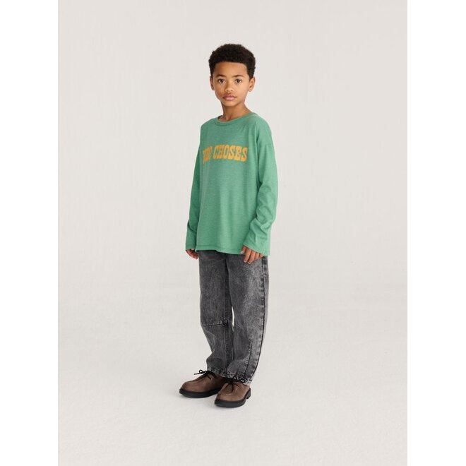 Bobo Choses | Beast Tag Denim Pants Black