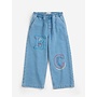 Bobo Choses | Bobo Choses Embossed Denim Pants Blue