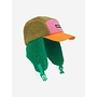 Bobo Choses | Bobo Choses Color Block Sheepskin Chapka Green